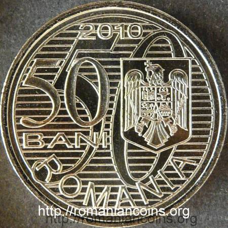 50 bani 2010 - Centennial Anniversary of the First Flight of Aurel Vlaicu's Plane - obverse