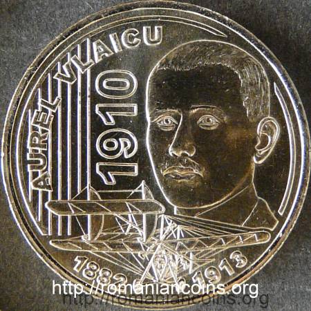 50 bani 2010 - Centennial Anniversary of the First Flight of Aurel Vlaicu's Plane - reverse