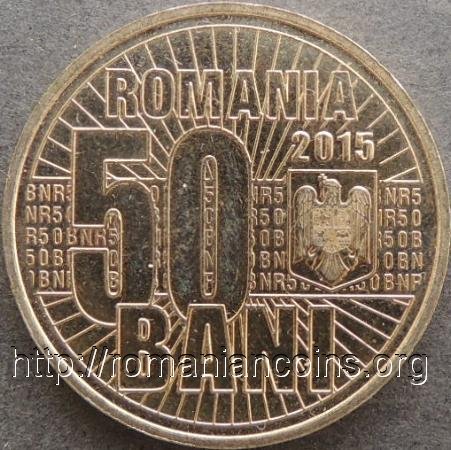 50 bani 2015 - 10 years since the redenomination of the national currency - obverse